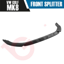 Load image into Gallery viewer, VW GOLF MK8 GTI GTD &amp; R GLOSS BLACK FRONT BUMPER SPLITTER 2020-2024