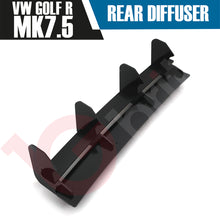 Load image into Gallery viewer, VW GOLF MK7.5 R REAR BUMPER DIFFUSER EXTENSION BLACK 2017-2020