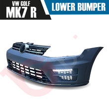 Load image into Gallery viewer, VOLKSWAGEN GOLF MK7 R STYLE COMPLETE FRONT BUMPER KIT PRIMER PP PLASTIC