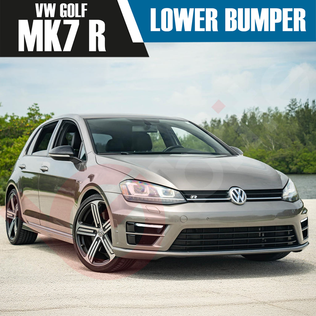 VOLKSWAGEN GOLF MK7 R STYLE COMPLETE FRONT BUMPER KIT PRIMER PP PLASTIC
