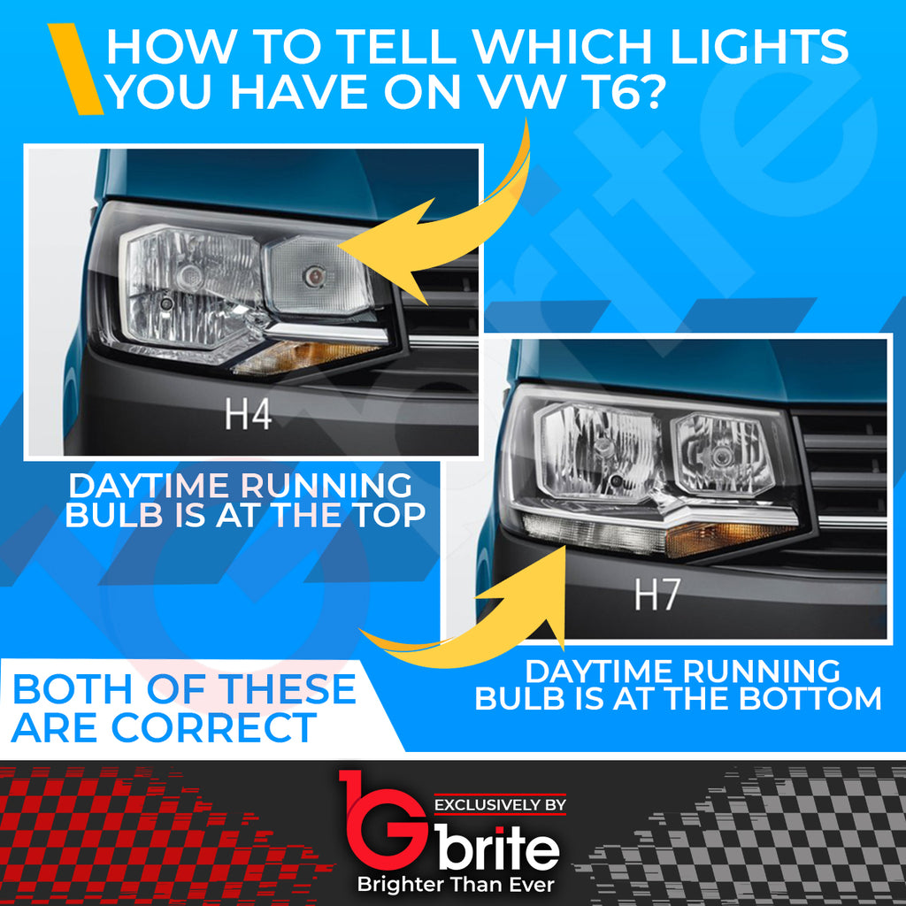 VW Transporter T6 LED Bi-xenon Headlamps 2016-19 DRL Sequential Indicator