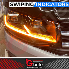 Load image into Gallery viewer, VW Transporter T6 LED Bi-xenon Headlamps 2016-19 DRL Sequential Indicator