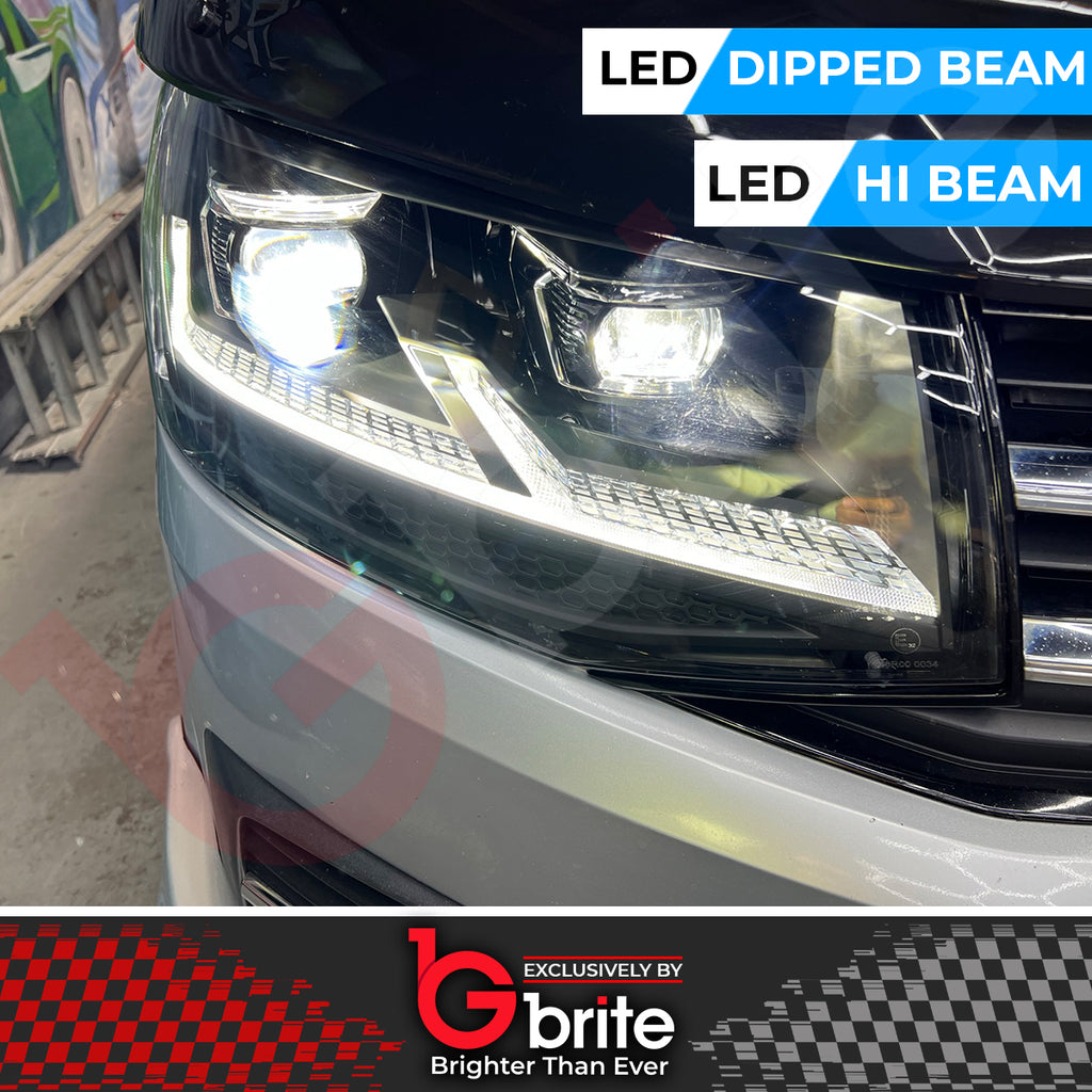 VW Transporter T6 LED Bi-xenon Headlamps 2016-19 DRL Sequential Indicator