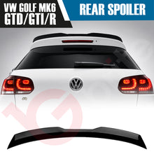 Load image into Gallery viewer, VW GOLF MK6 GTI GTD &amp; R GLOSS BLACK REAR ROOF BOOT SPOILER 2008-2012