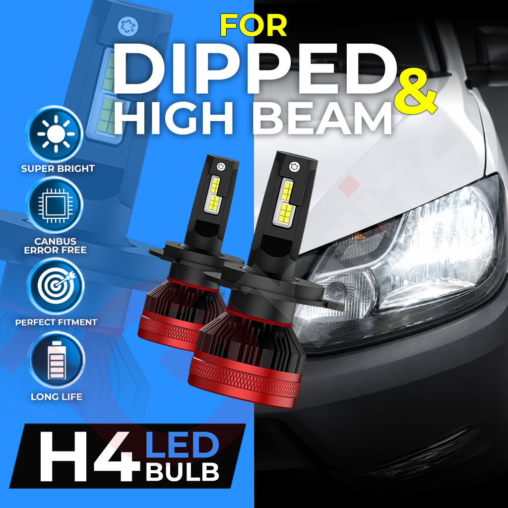 VW CADDY MK3 2011-15 UPGRADE PACKAGE DEAL CANBUS LED HEADLIGHT DRL BULBS