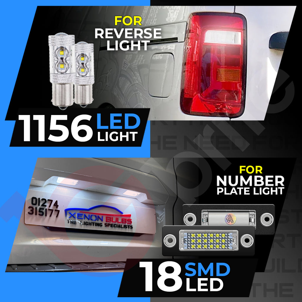 VW CADDY MK4 2015-20 UPGRADE PACKAGE DEAL CANBUS LED HEADLIGHT DRL BULBS