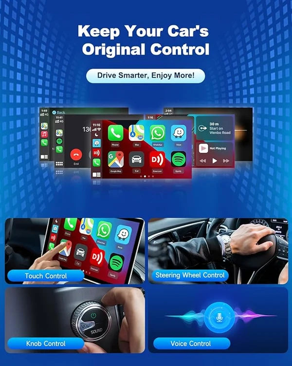 CarlinKit MINI Ultra 3 Wireless Adapter - Converts wired CarPlay/Android Auto to wireless
