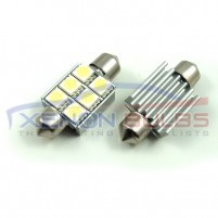  36mm FESTOON BULBS LED 6 SMD CANBUS ERROR FREE..