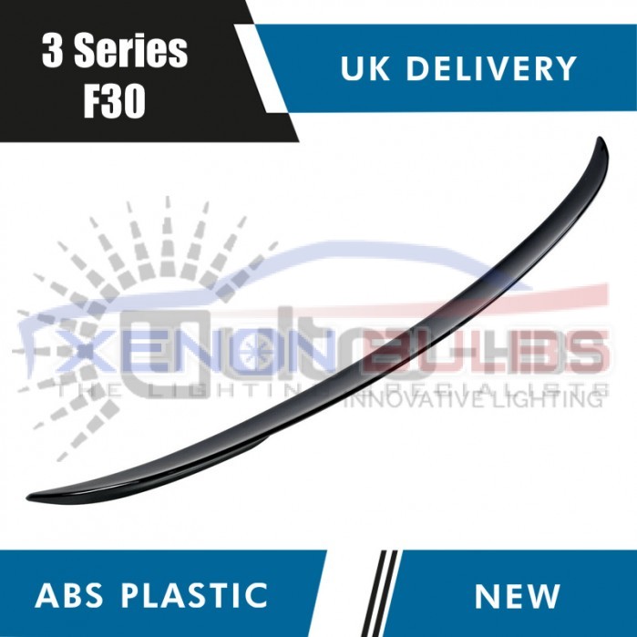 1x REAR TRUNK BOOT SPOILER GLOSS BLACK for BMW 3 SERIES F30 M