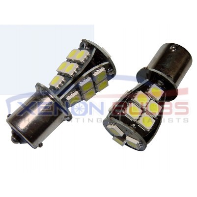 2 x 18 SMD 1156 Xenon CANBUS WHITE