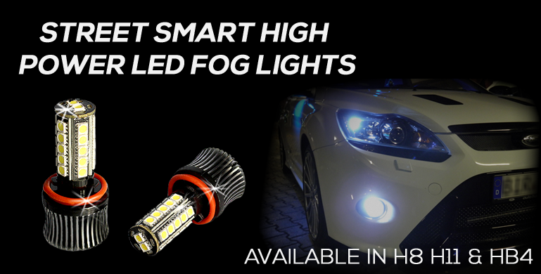 STREET SMART HIGH  POWER LED FOG LIGHTS