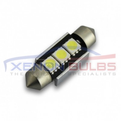 36MM FESTOON BULBS LED 3SMD CANBUS ERROR FREE