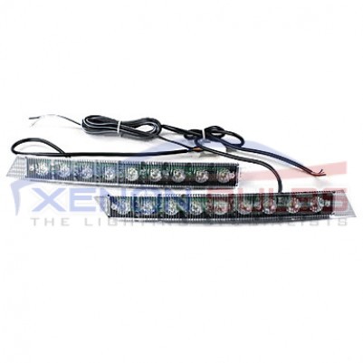 9 LED Daytime Running Lights DRL 6000k white unit grill