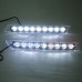 9 LED Daytime Running Lights DRL 6000k white unit grill