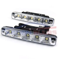 5 LED Daytime Running White 19CM universal high power DRL..