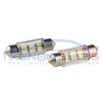 2x6 SMD 39mm LED White light bulbs C5W 239 festoon 257 269 SV8..