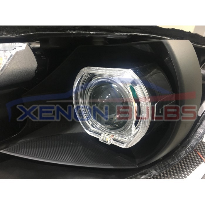 Mintice™ 2 X 2.5 Mini Hid Bixenon Projector Lens Headlights For H1 Bulb Car With Shround 